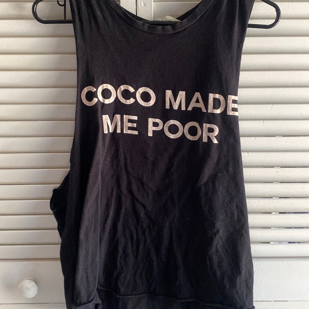 Coco made me poor muscle tank